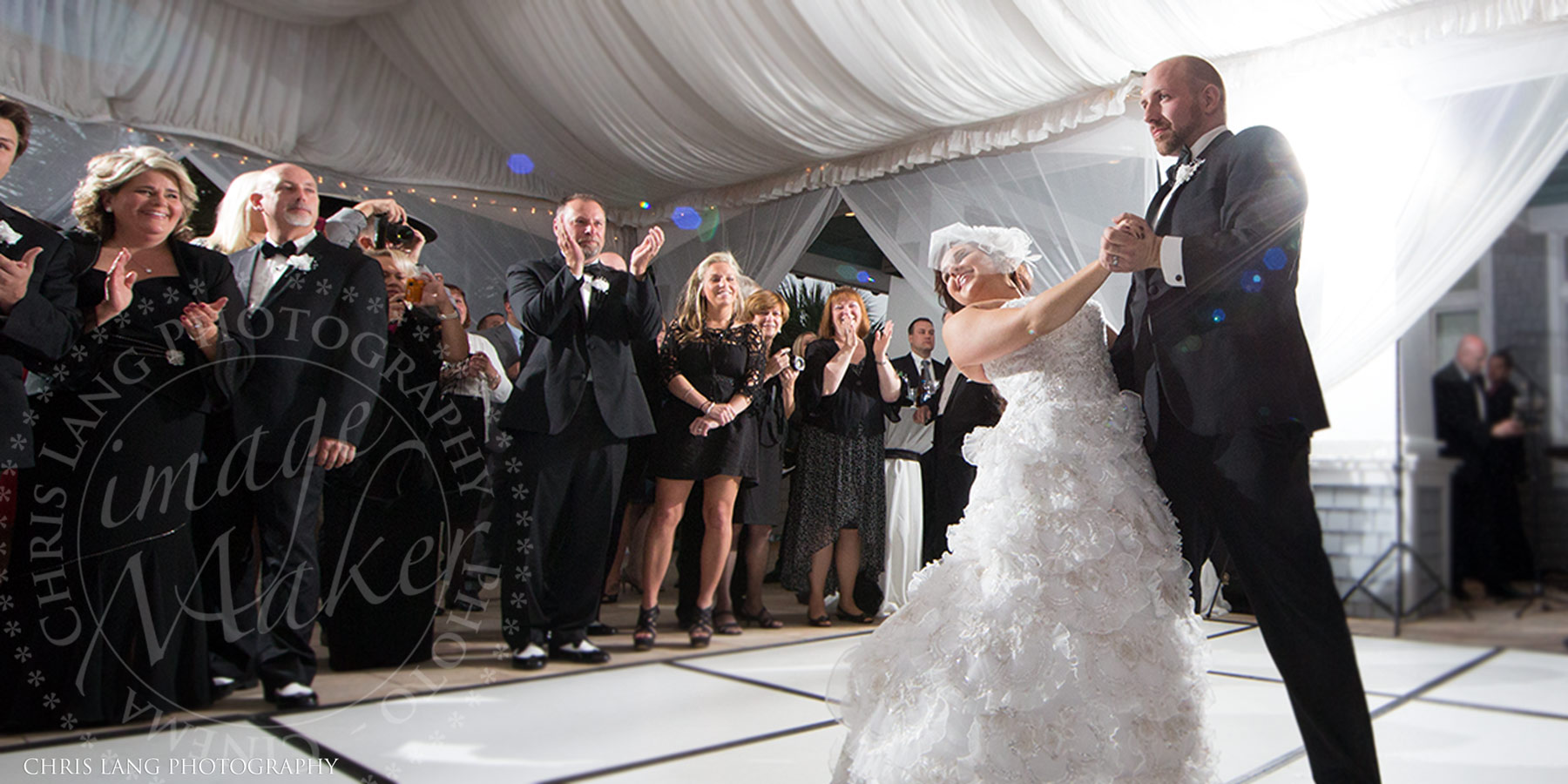 Bride & Groom first dance - Bald Head Island CLub - Wedding reception