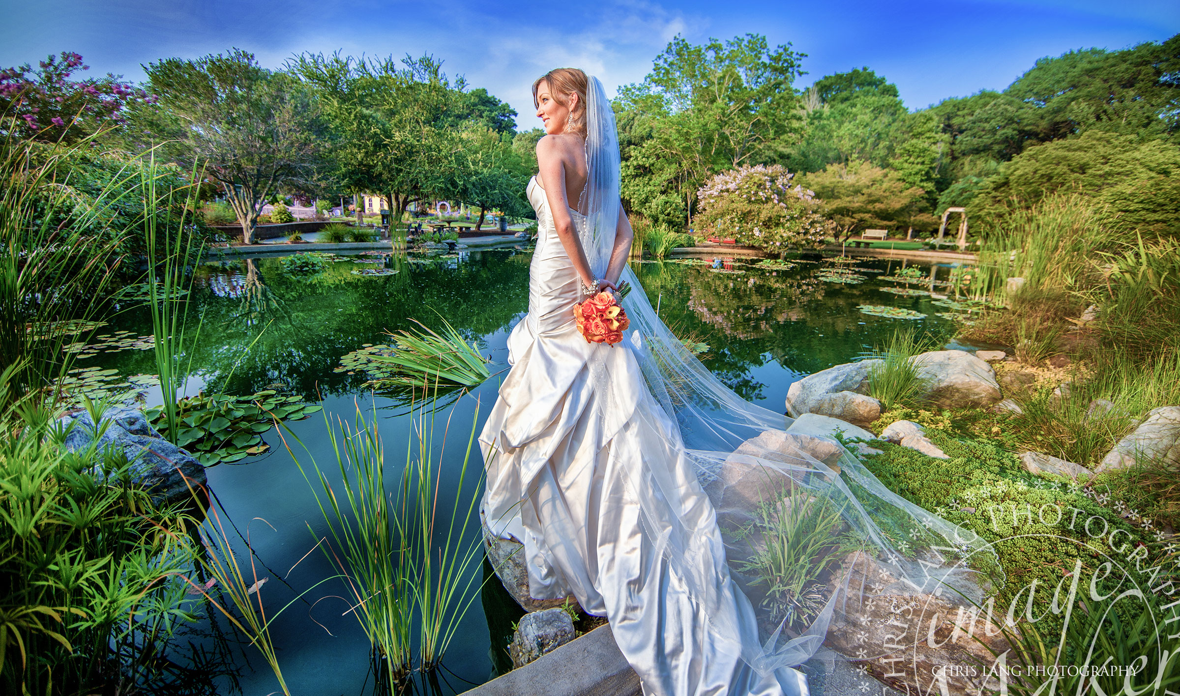 Bridal Portrait -Bride - Weddign Dress - Wilmington NC Wedding Photographers