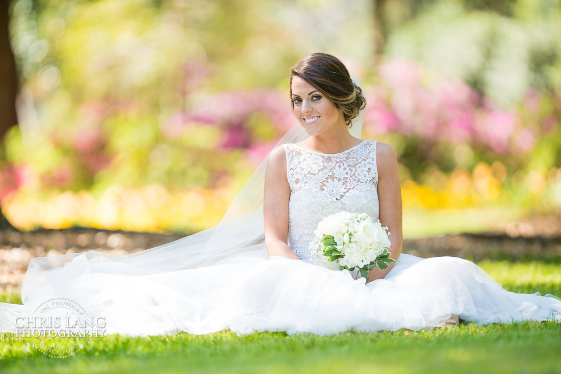 airlie gardens bridals - wilmington bridal portrait photography - photographers - bridal portraits - bride - wedding dress - ideas -