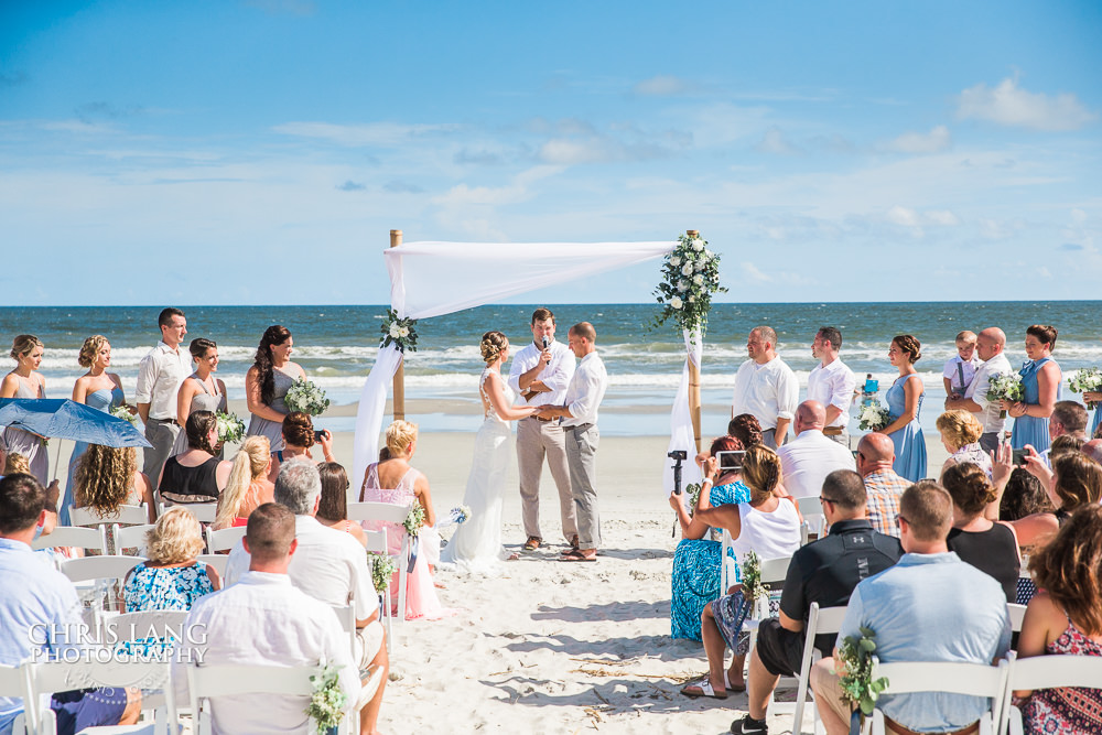 Oak Island NC weddings - beach weddings - beach wedding picture - wedding ideas - beach wedding photography - 