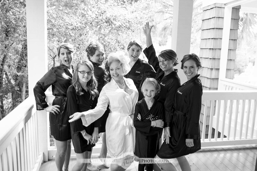 Real Weddings-Featured Wedding in Black and White-Wedding Ideas-Style-Trends-Wilmington NC Wedding Photographers-Bridesmaids