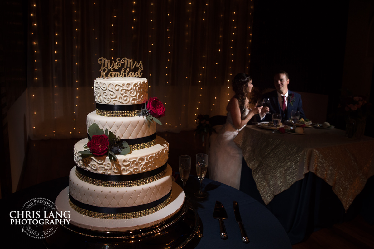 Weddign Cake Photo  - wedding photo - wedding reception photo - Wedding Reception Ideas -  Wilmington NC Wedding Photography