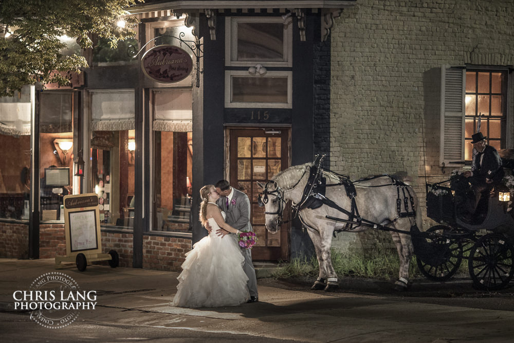 128 Soutn Weddings - Wilmington NC - night wedding photography - evening wedding photos- bride - groom - wedding photo ideas - 