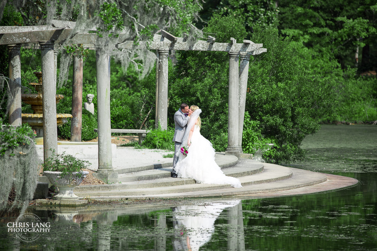 destination wedding - garden wedding  - bride - groom - wedding dress - wilmington wedding photography - wedding photo ideas - natural light wedding photography 