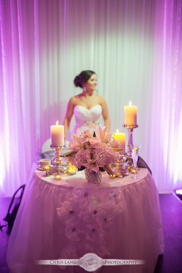 bride & groom table - wedding photo at Hotel Ballast - Wilmingotn NC Wedding Photographer - wedding photography - 