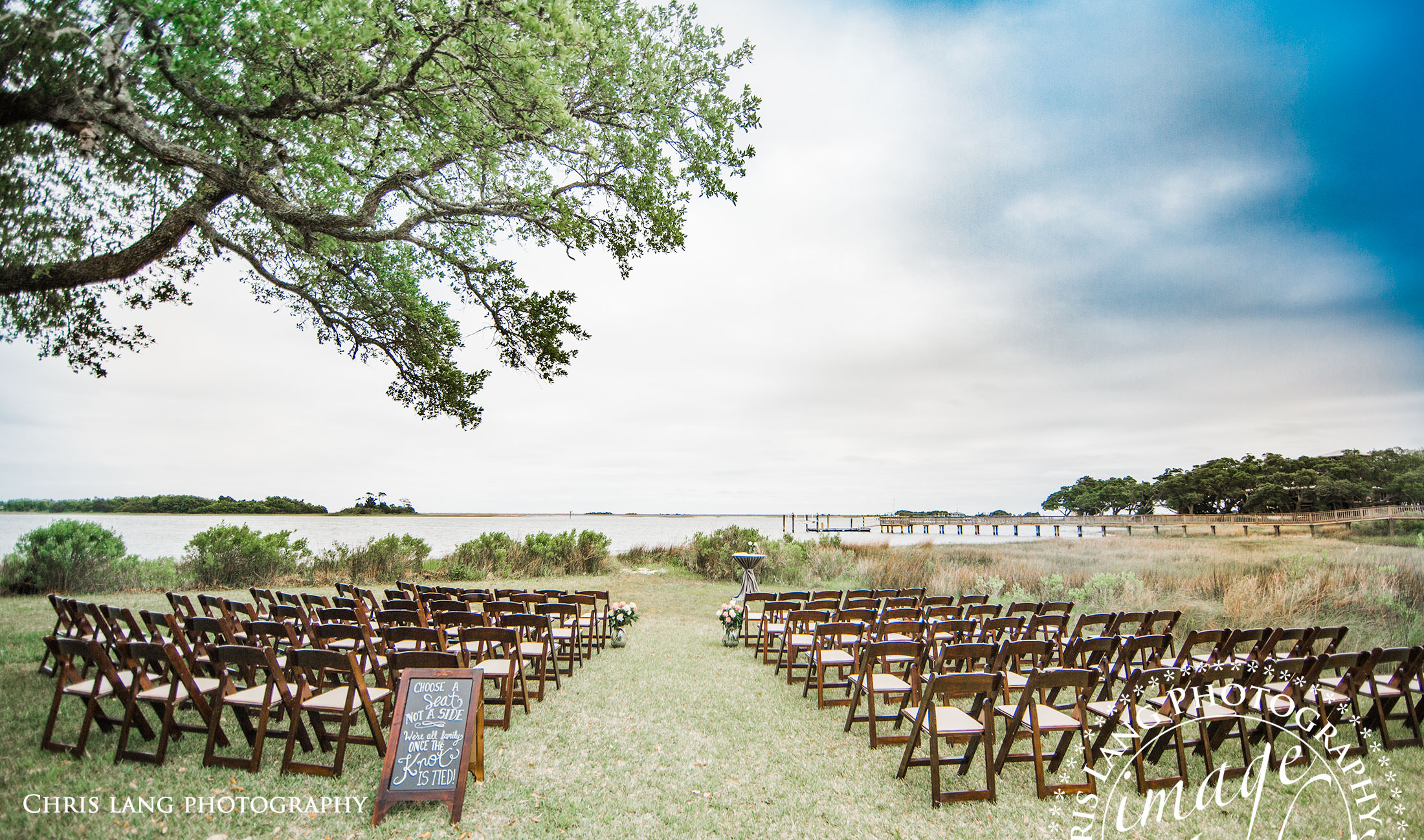 Marker 137wedding venue - wilmington nc -  Wedding ceremony on the water - inter coastal waterway - outoor weddings